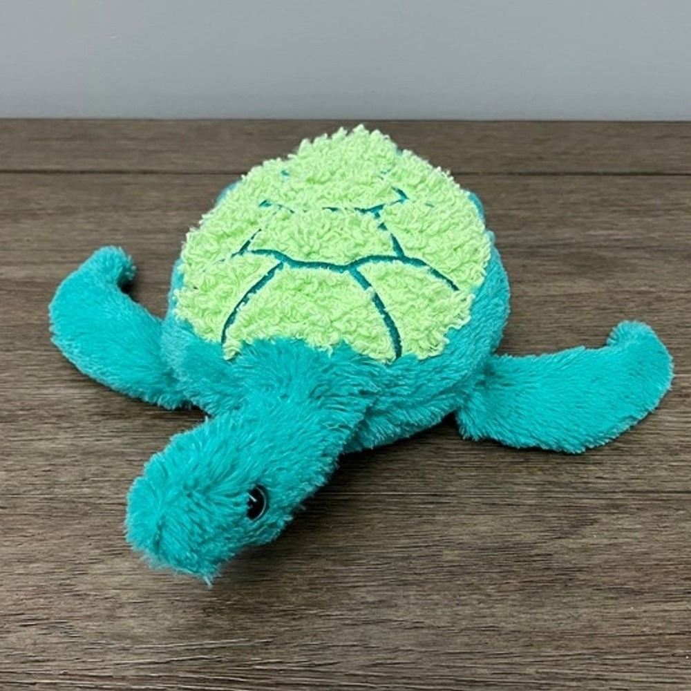 Manhattan Toy Company Undersea Turtle Plush Teal Green Sea Turtle Stuffed Animal